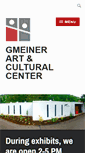Mobile Screenshot of gmeinerartscenter.com